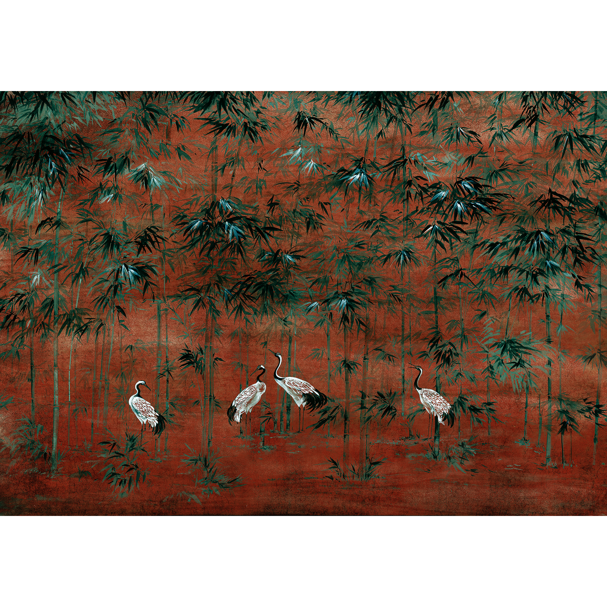 Garzas Goji Random Chinoiseries II Mural by Coordonné (400x280cm)