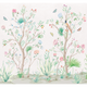 Peonies Pure Random Chinoiseries II Mural by Coordonné (300x280cm)