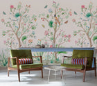 7900010 Peonies Pure (300 × 280 cm) Random Chinoiseries Mural by Coordonné