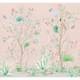 Peonies Rose Random Chinoiseries II Mural by Coordonné (300x280cm)