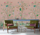 Peonies Rose Random Chinoiseries II Mural by Coordonné (300x280cm)