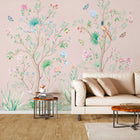 Peonies Rose Random Papers Issue Mural by Coordonné