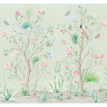 Peonies Aloe Random Chinoiseries II Mural by Coordonné (300x280cm)