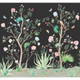 Peonies Coal Random Chinoiseries II Mural by Coordonné (300x280cm)