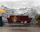 Kami Chia Seed Random Chinoiseries II Mural by Coordonné (400x280cm)