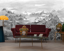Kami Chia Seed Random Chinoiseries II Mural by Coordonné (400x280cm)