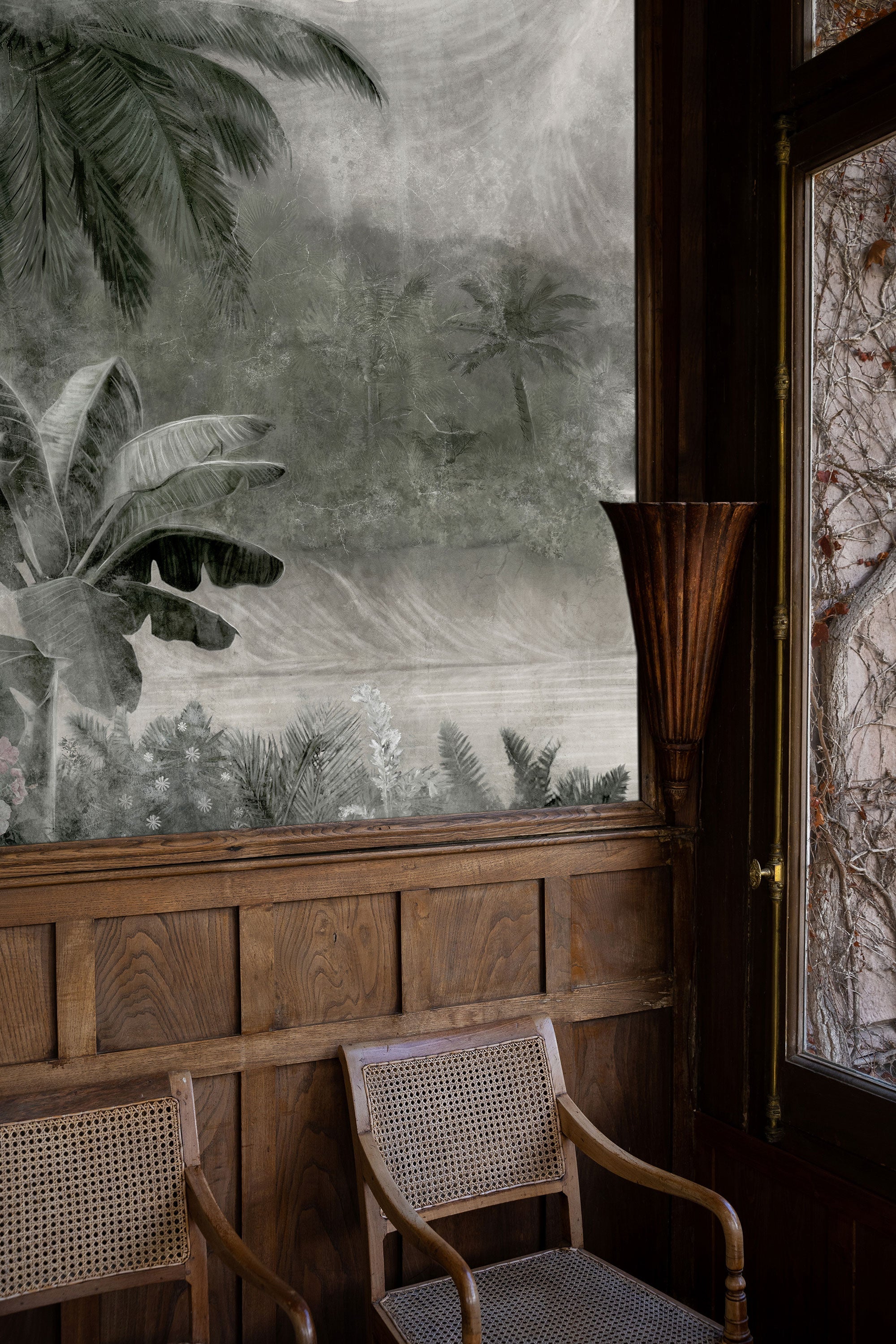 Kodo Chia Seed Random Chinoiseries II Mural by Coordonné (400x280cm)