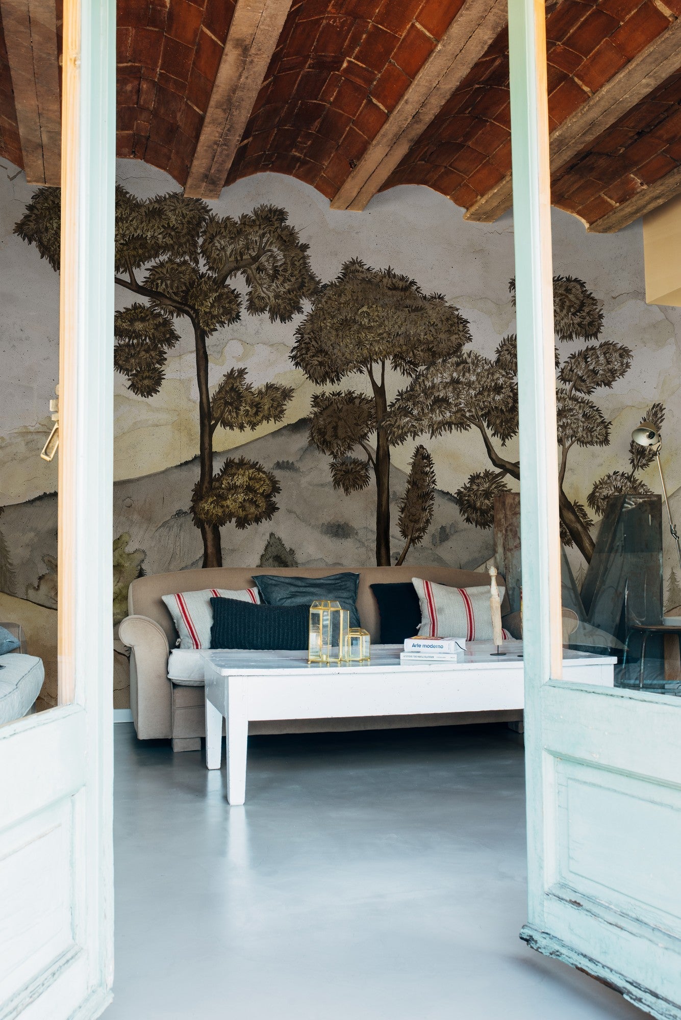 7900060 Taklamakán Chia Seed (300 × 280 cm) Random Chinoiseries Mural by Coordonné