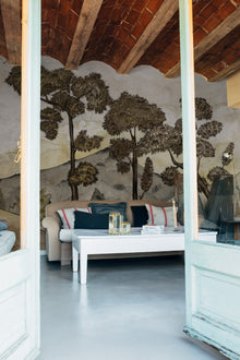7900060 Taklamakán Chia Seed (300 × 280 cm) Random Chinoiseries Mural by Coordonné