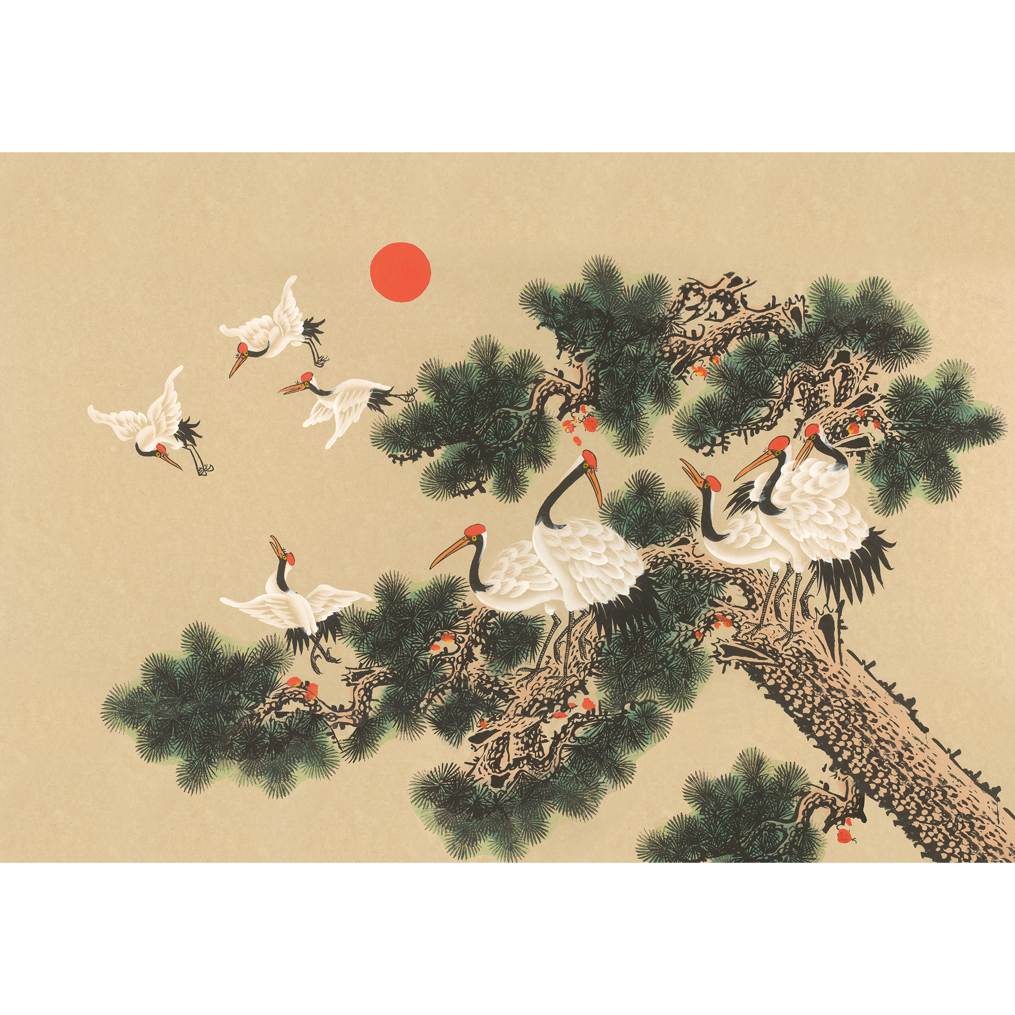 Ukiyo Clow Random Chinoiseries II Mural by Coordonné (400x280cm)