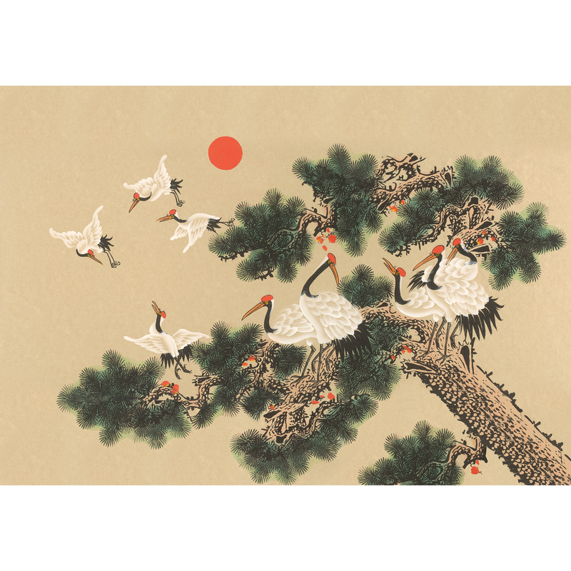 Ukiyo Clow Random Chinoiseries II Mural by Coordonné (400x280cm)