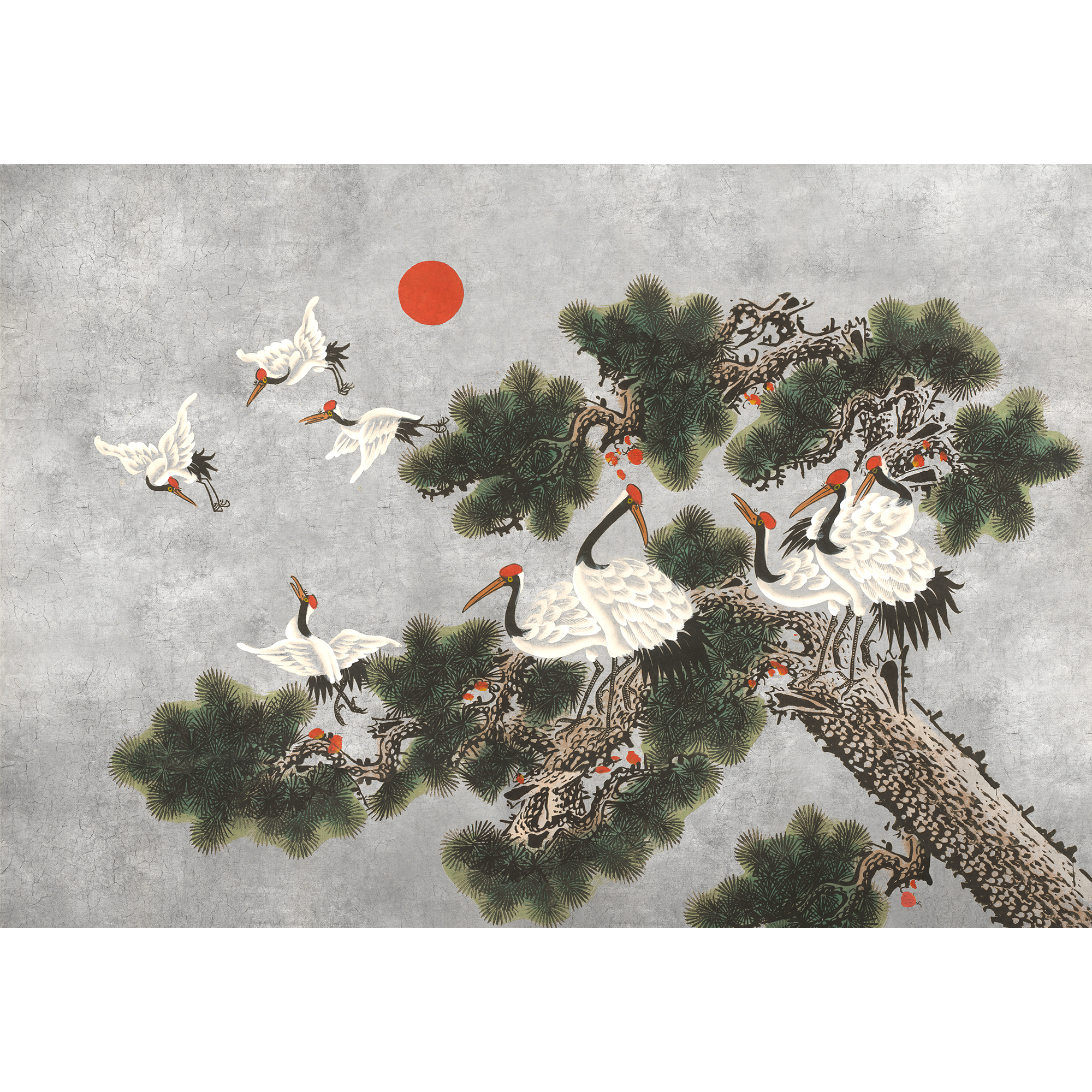 Ukiyo Chia Seed Random Papers Issue Mural by Coordonné