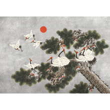 Ukiyo Chia Seed Random Papers Issue Mural by Coordonné