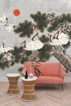Ukiyo Chia Seed Random Chinoiseries II Mural by Coordonné (400x280cm)