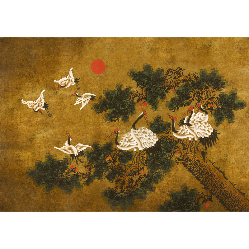 Ukiyo Chai Random Chinoiseries II Mural by Coordonné (400x280cm)
