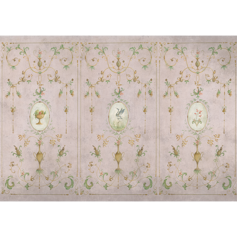 Mirto Rose Random Chinoiseries II Mural by Coordonné (400x280cm)
