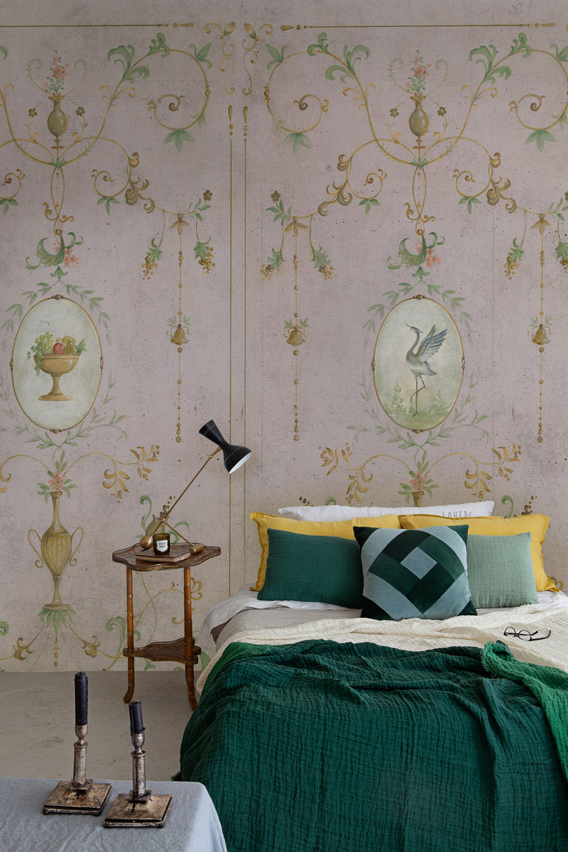 Mirto Rose Random Chinoiseries II Mural by Coordonné (400x280cm)