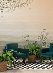 7900111 Yügure Aloe Random Chinoiseries Mural by Coordonné