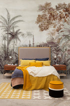 Taj Mahal Rose Random Papers Issue Mural by Coordonné