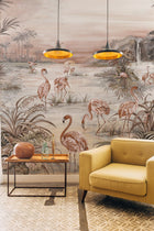 7900132 Roseus Rose Random Chinoiseries Mural by Coordonné
