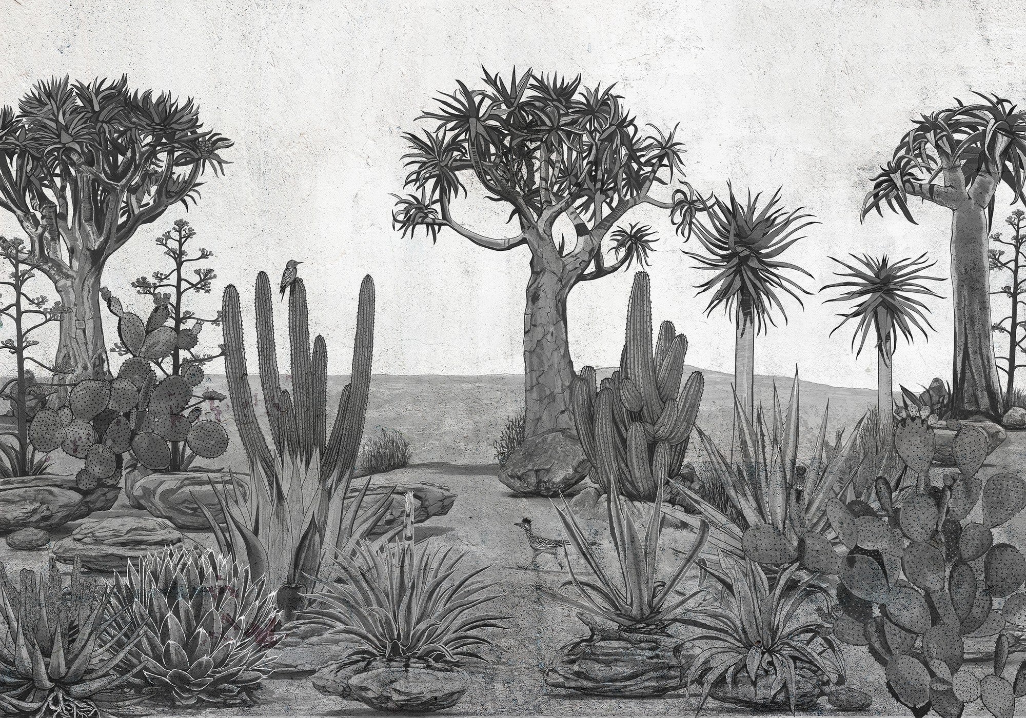 7900142 Meiji Chia Seed Random Chinoiseries Mural by Coordonné