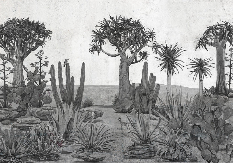 7900142 Meiji Chia Seed Random Chinoiseries Mural by Coordonné