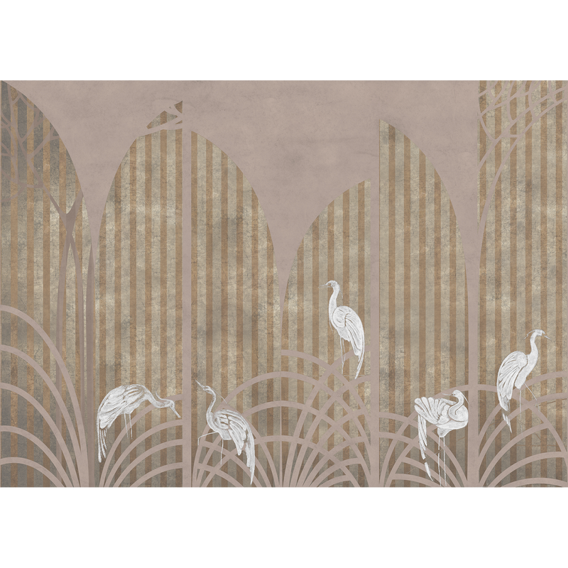 Tassel Rose Random Chinoiseries II Mural by Coordonné (400x280cm)