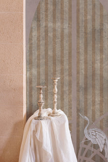 Tassel Rose Random Chinoiseries Mural by Coordonné