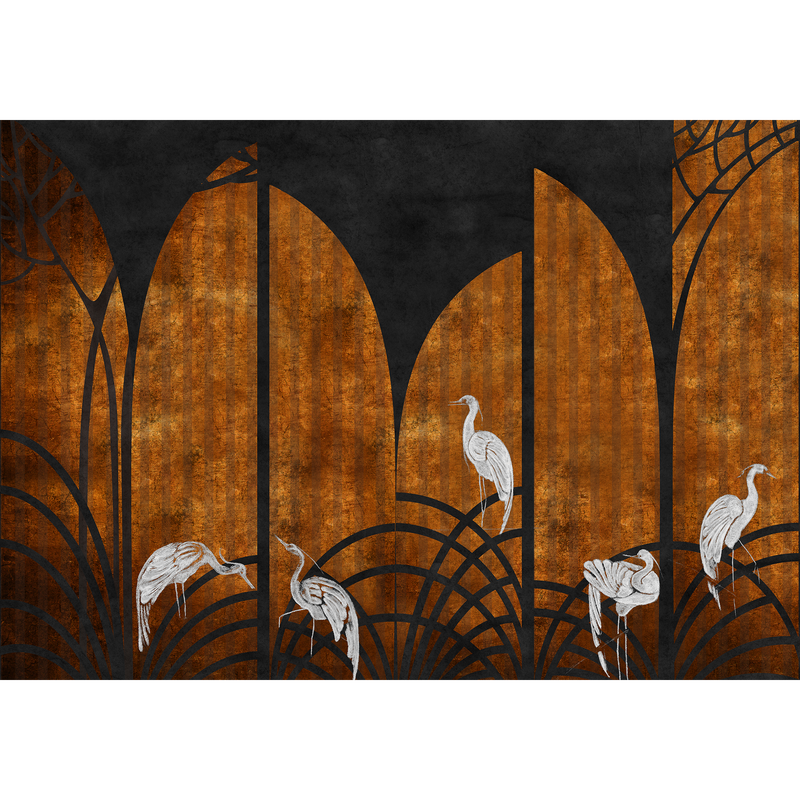 Tassel Ginger Random Chinoiseries II Mural by Coordonné (400x280cm)