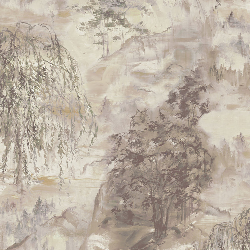 Dunhuang Chia Seed (50 × 1000 cm) Random Chinoiseries Mural by Coordonné