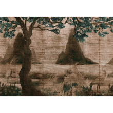 Zilant Rose Random Chinoiseries Mural by Coordonné