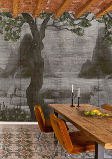 Zilant Chia Seed Random Chinoiseries Mural by Coordonné