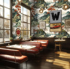 790154 Hot Spots Beige, Brown & Green The Wall 4 Mural by A S Creation
