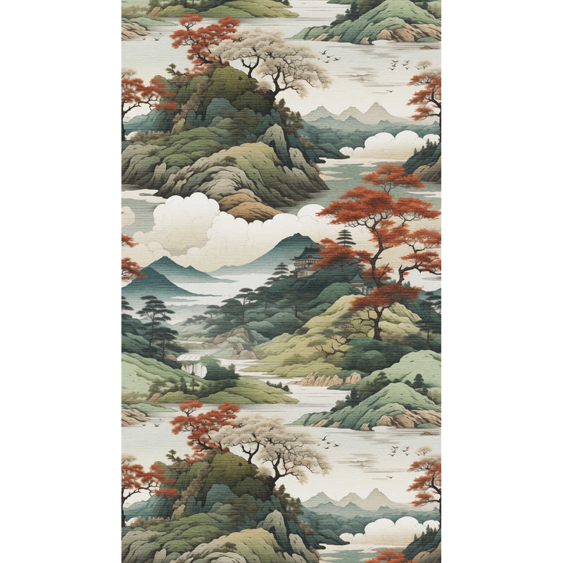 790154 Hot Spots Beige, Brown & Green The Wall 4 Mural by A S Creation