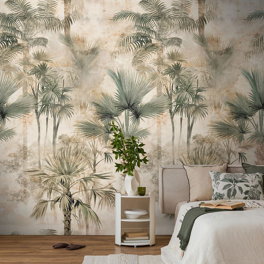 790157 Hot Spots Beige, Cream & Green The Wall 4 Mural by A S Creation