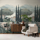790158 Hot Spots Blue, Brown & Cream The Wall 4 Mural by A S Creation