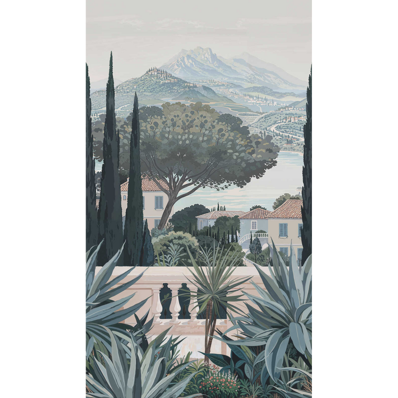 790158 Hot Spots Blue, Brown & Cream The Wall 4 Mural by A S Creation