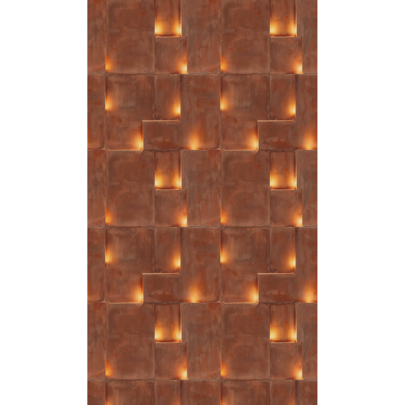 790159 Hot Spots Brown, Yellow & Orange The Wall 4 Mural by A S Creation