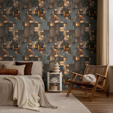 790160 Hot Spots Brown, Yellow & Grey The Wall 4 Mural by A S Creation