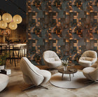 790160 Hot Spots Brown, Yellow & Grey The Wall 4 Mural by A S Creation