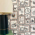 790 Mad House Pink Wallpaper by Belgravia - room