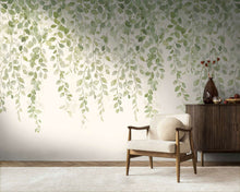 791412 The Wall 4 Green & White Mural by A S Creation