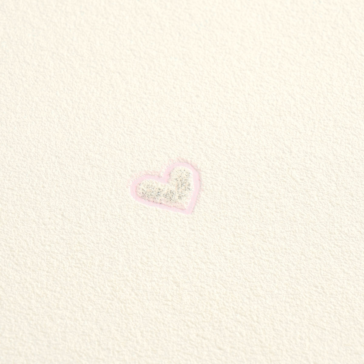 Heart White Kids Studio Wallpaper by A S Creation - flat