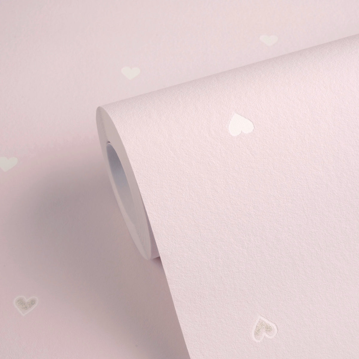 Heart Pink Kids Studio Wallpaper by A S Creation - flat
