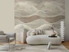 792231 The Wall 4 Brown, Cream & Grey Mural by A S Creation