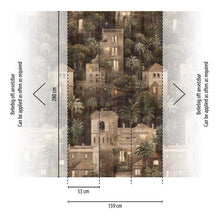 792242 The Wall 4 Brown, Cream & Black Mural by AS Creation