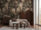 792242 The Wall 4 Brown, Cream & Black Mural by AS Creation