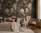 792242 The Wall 4 Brown, Cream & Black Mural by AS Creation