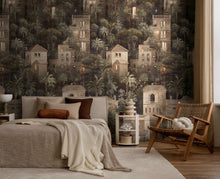 792242 The Wall 4 Brown, Cream & Black Mural by AS Creation