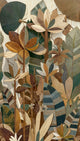 The Wall 4 Brown, Cream & Green Mural by A S Creation